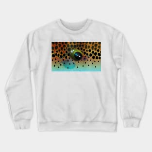 Rainbow Trout Eye Crewneck Sweatshirt